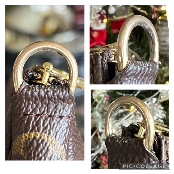 Louis Vuitton Pochette Accessories with Authentic LV Crossbody Strap - Picture 7 of 17